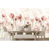 Öntapadó tapéta régi rózsaszín tulipánok finomsága