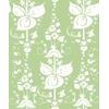 Tapéta finom virágos szőlők zöld kivitelben