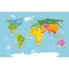 Öntapadó tapéta szemet gyönyörködtető világtérkép
