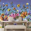 Egyedi öntapadó tapéta színes réti virágokból