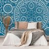 Tapéta kellemes Mandala kék alapon