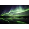 Footapéta a csodálatos aurora borealis
