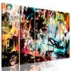 5 részes kép graffiti művészet érdekes kivitelben