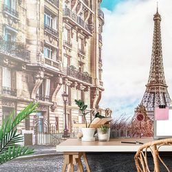 Nostre.hu - Tapéta retro kilátás az Eiffel-toronyra