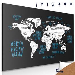 Parafa kép államtérképen modern kivitelben