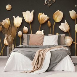 Arany árnyalatú tulipán tapéta
