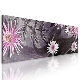 Kép csodálatos virágok titokzatos háttérrel