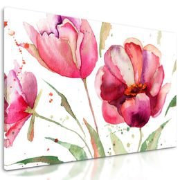 Kép festett tulipánok