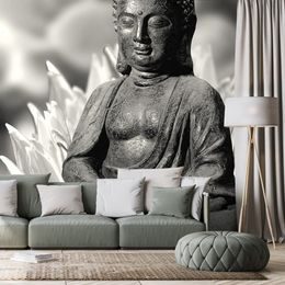 Fotótapéta Buddha szobor fekete-fehérben
