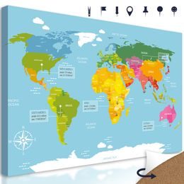 Parafakép szemet gyönyörködtető világtérkép