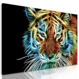 Kép absztrakt tigris