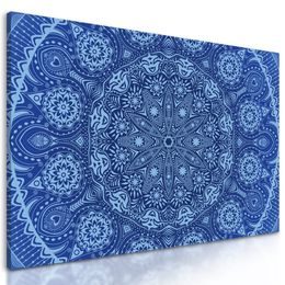 Kép kék luxus Mandala