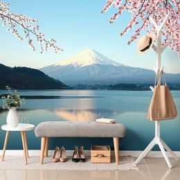 Öntapadó fotótapéta a Fuji tükörképe a tó felszínén