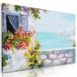 Kép házikó tengerre való kilátással