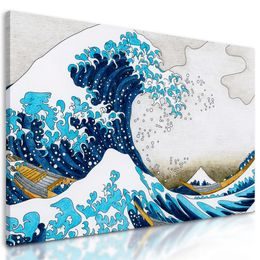 Kép A nagy hullám Kanagavánál imitációja - K. Hokusai