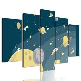 5 részes kép mesebeli világűri élet