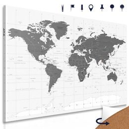 Parafa kép részletes fekete-fehér térkép
