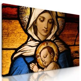 Kép kis Jézus Szűz Mária karjában