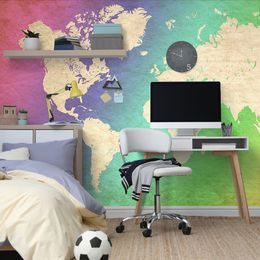 Tapéta minimalista világtérkép