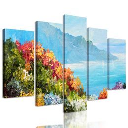 5 részes kép csodálatos kék tenger