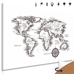 Parafa kép egy gyönyörű térképet művészi változatban