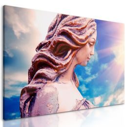 Kép napsugárban fürdő gyönyörű angyal