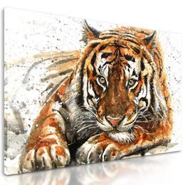 Kép festett bengáli tigris