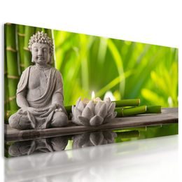 Kép wellness csendélet és Buddha