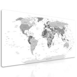 Kép fekete-fehér térkép nevekkel