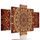 5 részes kép luxus Mandala