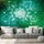 Öntapadó tapéta Mandala tér háttérrel zöld színben