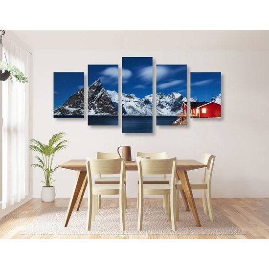 5 részes kép gyönyörű Norvégia