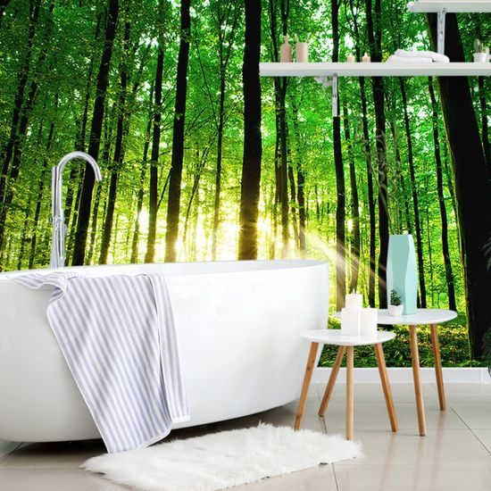 Öntapadó fotótapéta az erdő varázslata