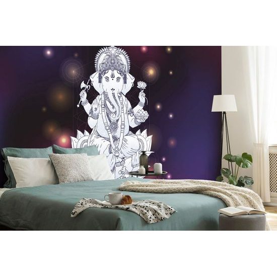 Tapéta meditáló Ganesha