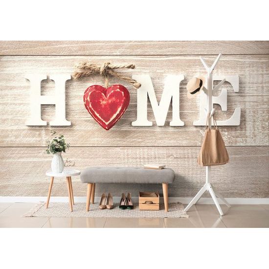 Öntapadó tapéta stílusos Home felirat