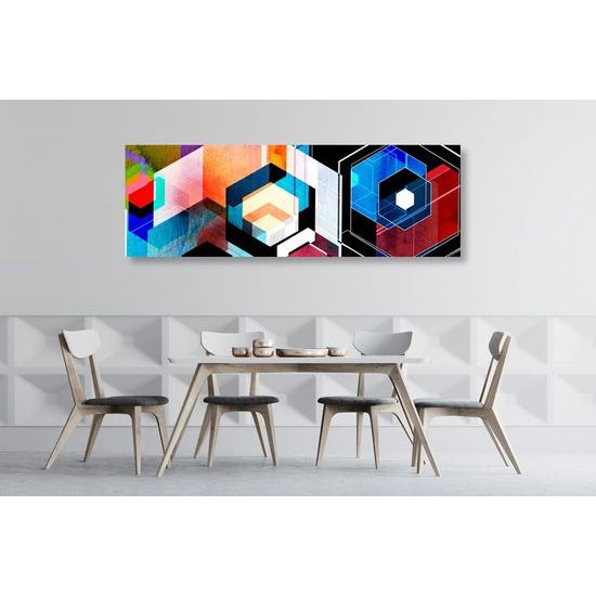 Kép alakzatok egyedi futurisztikus absztrakciója