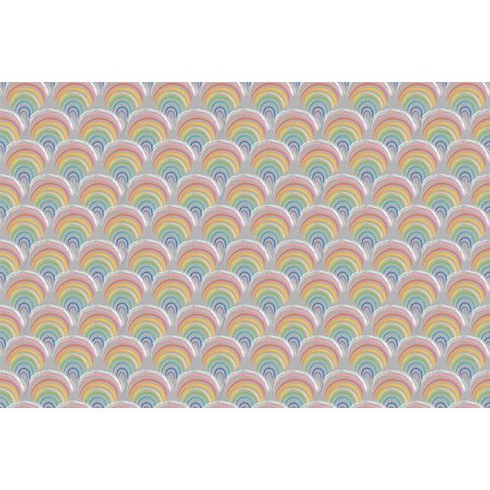 Öntapadó tapéta aranyos színes szivárványok