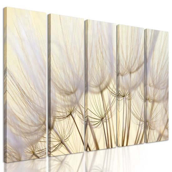 5 részes kép pitypang pontos részletei