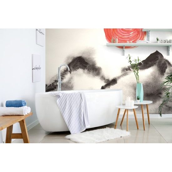 Japán festett hegyek öntapadó tapéta