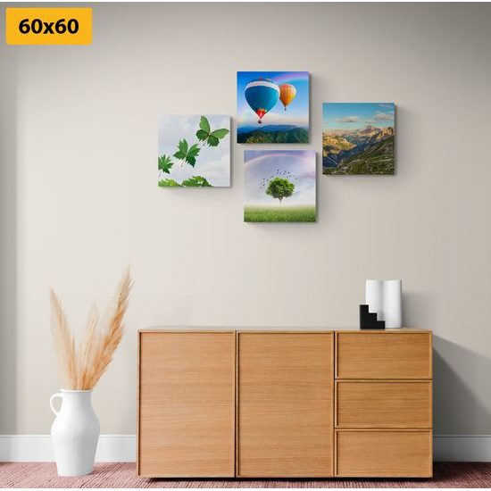 Képszett csodálatos természeti látvány