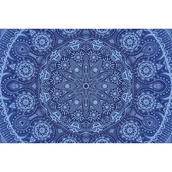 Öntapadó tapéta kék luxus Mandala