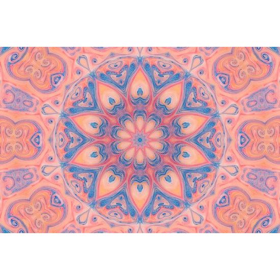 Hipnotikus Mandala öntapadó tapéta pasztell színekben