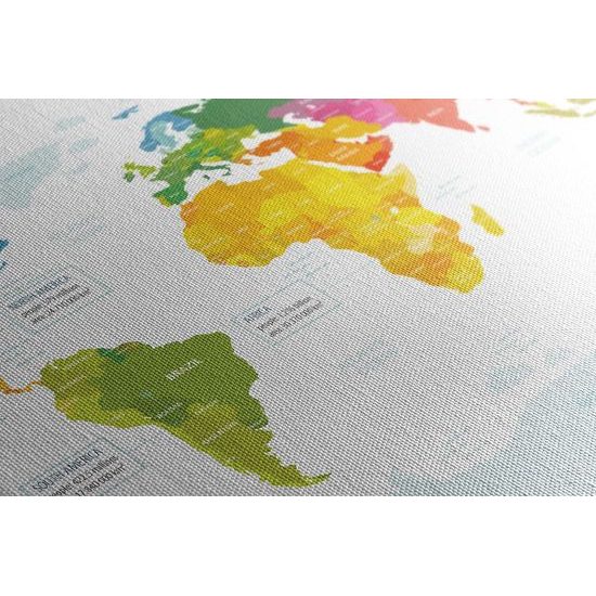 Parafa kép szemet gyönyörködtető térképét elbűvölő színvilággal
