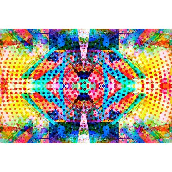 Grafikai öntapadó tapéta stílusos kivitelben