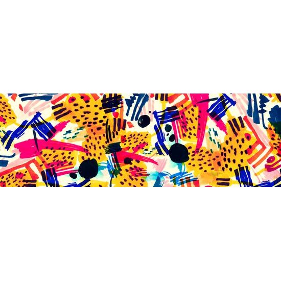 Kép absztrakció pop art stílusban