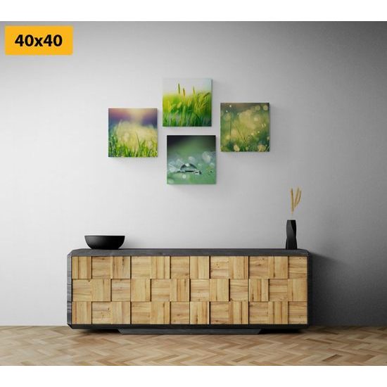 Képszett reggeli lágy harmat