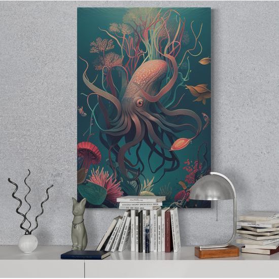 Kép szürreális tintahal