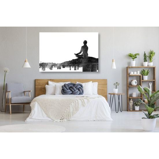 Kép női lélek útja fekete-fehér kivitelben