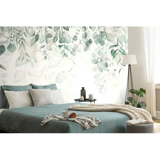 Öntapadó fotótapéta pompás zöld levelek