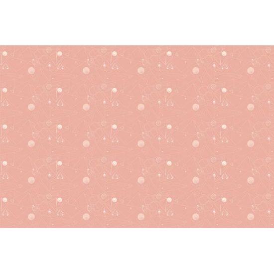 Öntapadó tapéta finom geometriai elemek rózsaszín alapon